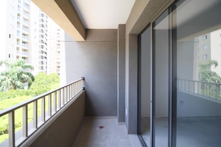 Varanda de kitnet/studio para alugar com 1 quarto, 30m² em Vila Nova Conceição, São Paulo