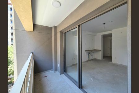 Studio à venda com 30m², 1 quarto e sem vagaVaranda