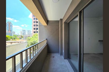 Studio à venda com 30m², 1 quarto e sem vagaVaranda