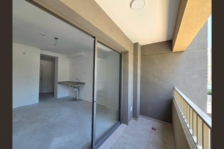 Studio à venda com 30m², 1 quarto e sem vagaVaranda