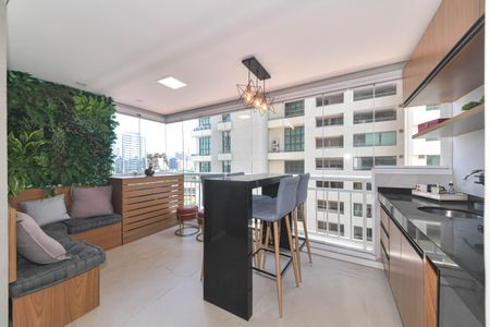 Varanda de apartamento à venda com 2 quartos, 74m² em Cidade Monções, São Paulo