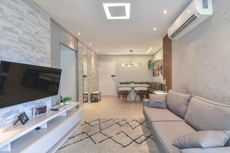 Sala de apartamento à venda com 2 quartos, 74m² em Cidade Monções, São Paulo