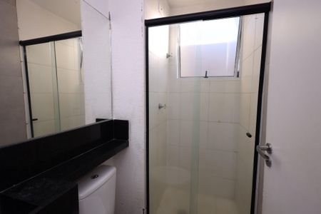 Banheiro de apartamento para alugar com 2 quartos, 42m² em Vila Cerrado 2, Goiânia