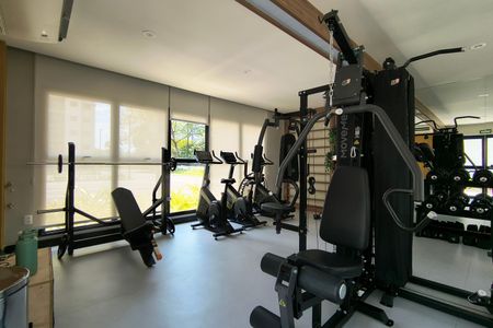 Apartamento para alugar com 45m², 2 quartos e 1 vaga Apartamento para alugar com 45m², 2 quartos e 1 vagaÁrea comum - Academia