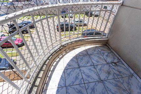 Varanda  de apartamento à venda com 2 quartos, 71m² em Campanário, Diadema