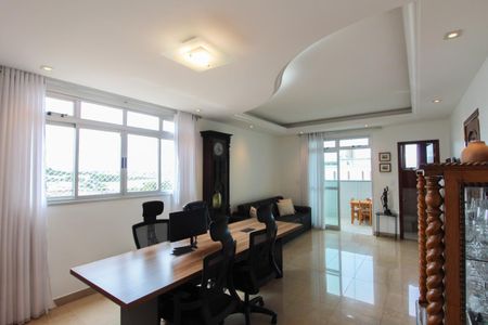 Sala de apartamento à venda com 4 quartos, 219m² em Dona Clara, Belo Horizonte