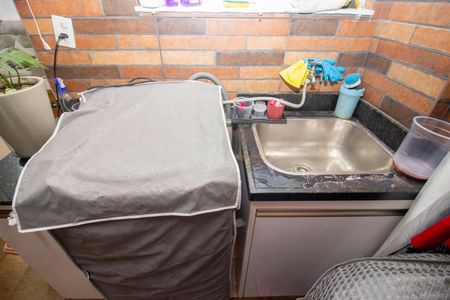 Apartamento à venda com 48m², 2 quartos e 1 vagaCozinha e Área de Serviço