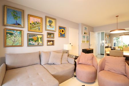 Apartamento à venda com 105m², 3 quartos e 2 vagasSala