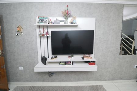 Sala de casa à venda com 2 quartos, 200m² em Jardim Rodolfo Pirani, Santo André