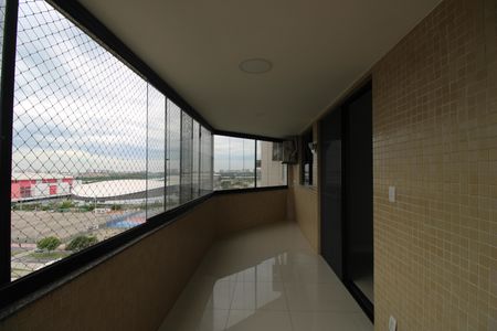 Sala - Varanda de apartamento à venda com 3 quartos, 121m² em Barra Olímpica, Rio de Janeiro