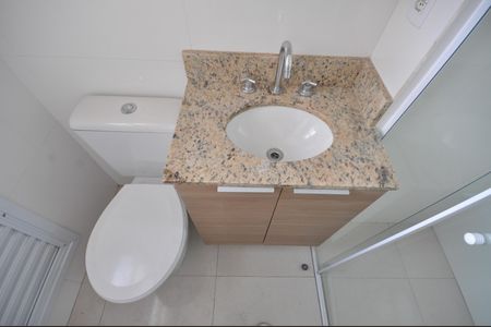 Apartamento para alugar com 55m², 2 quartos e 1 vagaBanheiro do Quarto Suíte