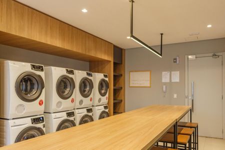 Studio para alugar com 30m², 1 quarto e 1 vagaLavanderia