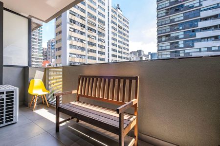 Studio - Varanda de apartamento para alugar com 1 quarto, 33m² em Pinheiros, São Paulo