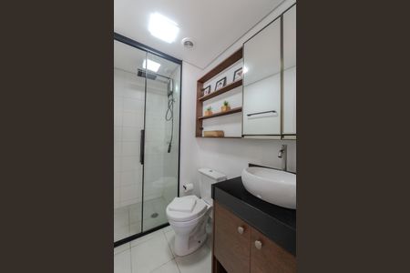 Banheiro de kitnet/studio à venda com 1 quarto, 25m² em Bela Vista, São Paulo