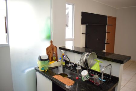 Cozinha - Armários de apartamento para alugar com 2 quartos, 43m² em Jd Reserva Real, Ribeirão Preto