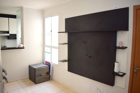 Sala de apartamento para alugar com 2 quartos, 43m² em Jd Reserva Real, Ribeirão Preto