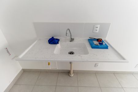 Sala - Cozinha de apartamento para alugar com 2 quartos, 32m² em Vila Nova Curuca, São Paulo