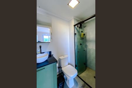 Banheiro de apartamento à venda com 1 quarto, 24m² em Tatuapé, São Paulo