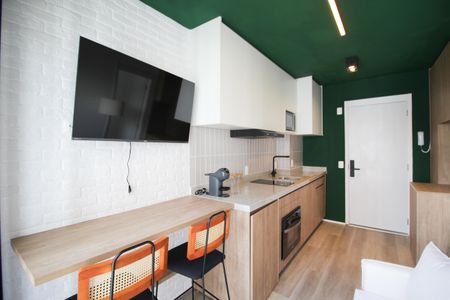 Sala de apartamento para alugar com 1 quarto, 30m² em Vila Olímpia, São Paulo