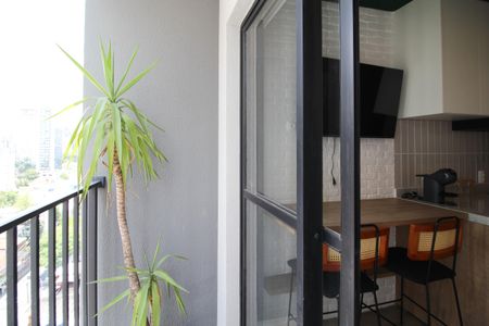 Varanda de apartamento para alugar com 1 quarto, 30m² em Vila Olímpia, São Paulo