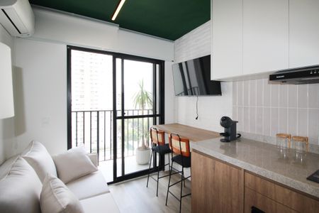 Sala de apartamento para alugar com 1 quarto, 30m² em Vila Olímpia, São Paulo