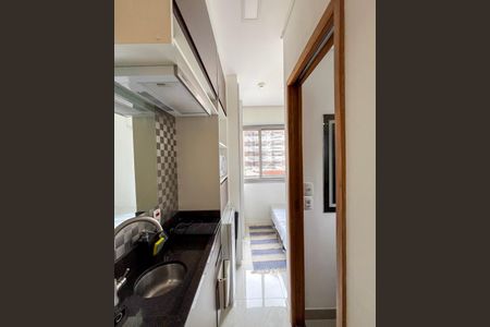 Cozinha/Quarto de apartamento para alugar com 1 quarto, 11m² em Liberdade, São Paulo