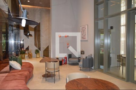 Studio para alugar com 25m², 1 quarto e 1 vagaHall