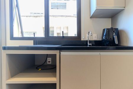 Studio para alugar com 46m², 1 quarto e 1 vaga Studio para alugar com 46m², 1 quarto e 1 vagaCozinha