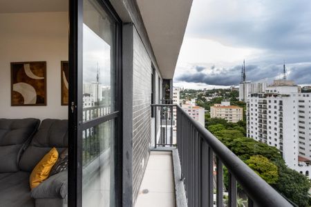 Apartamento para alugar com 27m², 1 quarto e sem vagaVaranda
