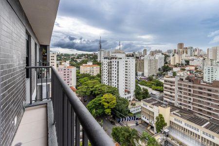 Apartamento para alugar com 27m², 1 quarto e sem vagaVaranda