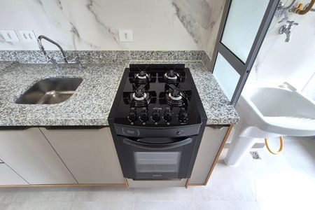 Apartamento para alugar com 57m², 2 quartos e 2 vagasDetalhe da Cozinha 