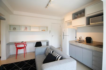 Sala de apartamento à venda com 1 quarto, 35m² em Vila Olímpia, São Paulo