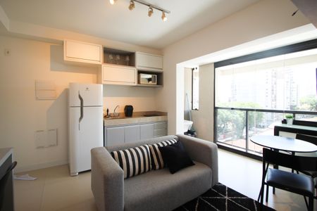 Sala de apartamento à venda com 1 quarto, 35m² em Vila Olímpia, São Paulo