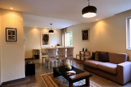 Sala de apartamento para alugar com 3 quartos, 110m² em Sion, Belo Horizonte