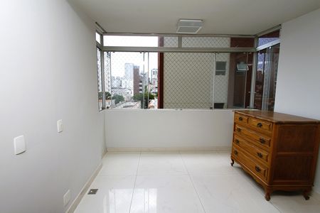 Varanda da Sala de apartamento à venda com 3 quartos, 124m² em Gutierrez, Belo Horizonte