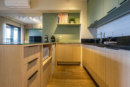 Apartamento para alugar com 43m², 1 quarto e 1 vagaSala/Cozinha