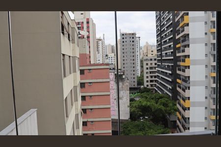 Vista da Varanda de kitnet/studio à venda com 1 quarto, 24m² em Consolação, São Paulo