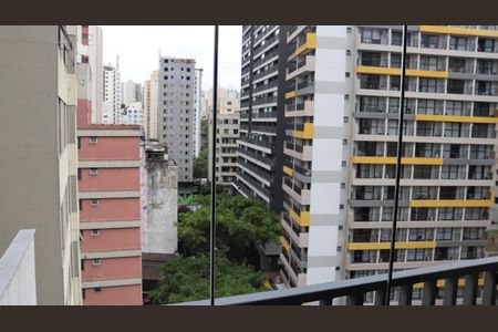 Vista da Varanda de kitnet/studio à venda com 1 quarto, 24m² em Consolação, São Paulo