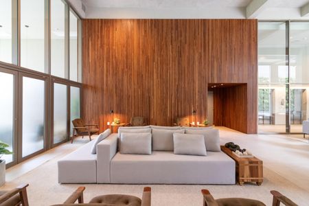 Apartamento à venda com 87m², 1 quarto e 2 vagasHall Social