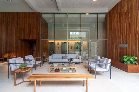 Apartamento à venda com 87m², 1 quarto e 2 vagasHall Social