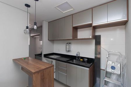 Cozinha e Área de Serviço de apartamento para alugar com 1 quarto, 32m² em Vila Nivi, São Paulo