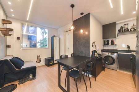 Sala de apartamento para alugar com 1 quarto, 34m² em Santo Amaro, São Paulo