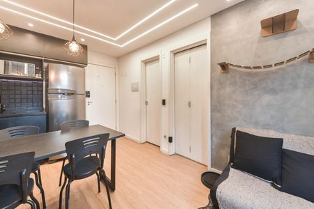 Sala de apartamento para alugar com 1 quarto, 34m² em Santo Amaro, São Paulo