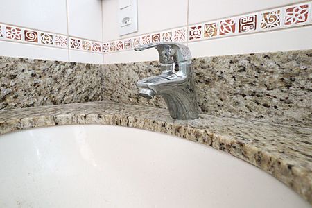 Apartamento para alugar com 51m², 1 quarto e sem vagaBanheiro - torneira