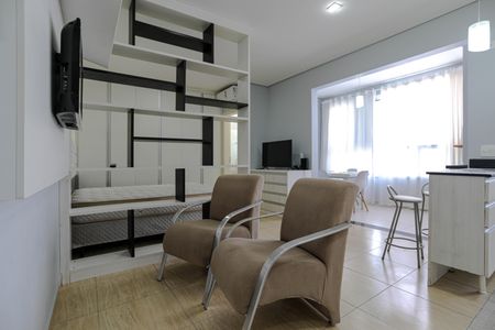Sala de apartamento para alugar com 1 quarto, 47m² em Vila Oliveira, Mogi das Cruzes