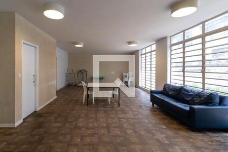Apartamento para alugar com 120m², 2 quartos e 1 vagaÁrea comum - Salão de festas