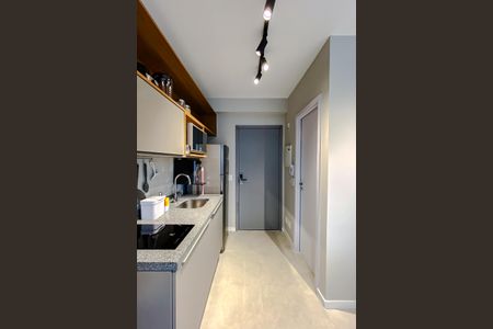 Studio à venda com 27m², 1 quarto e sem vagaCozinha