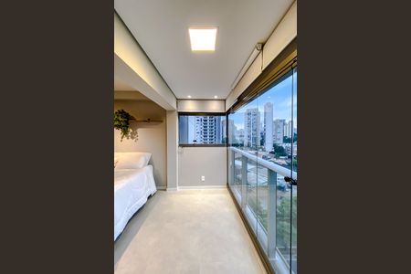 Studio à venda com 27m², 1 quarto e sem vagaVaranda