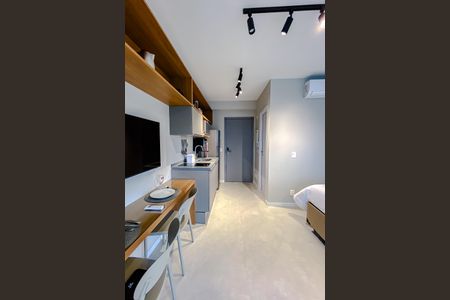 Studio à venda com 27m², 1 quarto e sem vagaCozinha