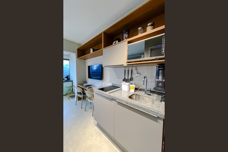 Studio à venda com 27m², 1 quarto e sem vagaCozinha